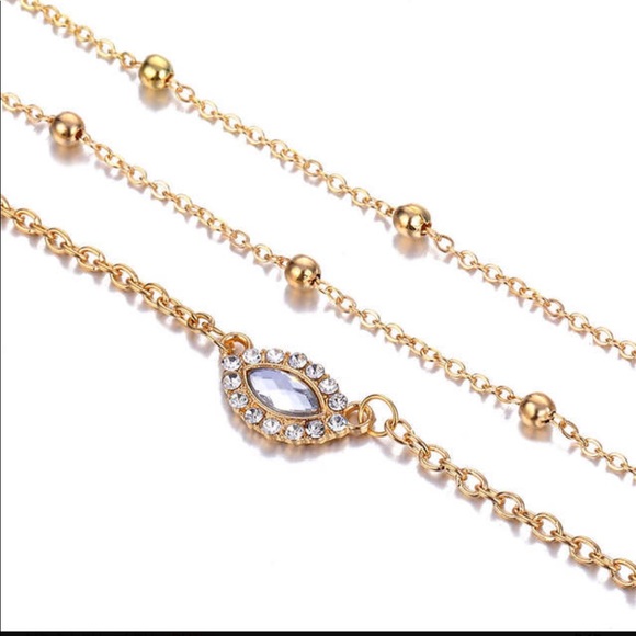 Sold! Lovely Layered Eye 👁Necklace - Picture 3 of 3